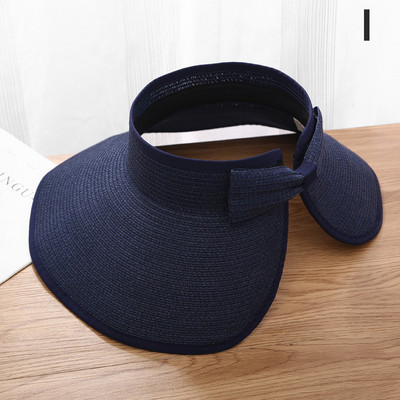 Suvine naiste rullitav päikesesirm laia äärega päikesevari õlgedest kokkupandav pakendatav UV-kaitse kork rannareisi jaoks Kapoti päikesemüts