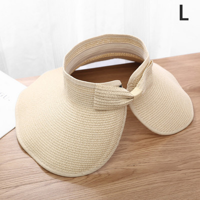 Suvine naiste rullitav päikesesirm laia äärega päikesevari õlgedest kokkupandav pakendatav UV-kaitse kork rannareisi jaoks Kapoti päikesemüts