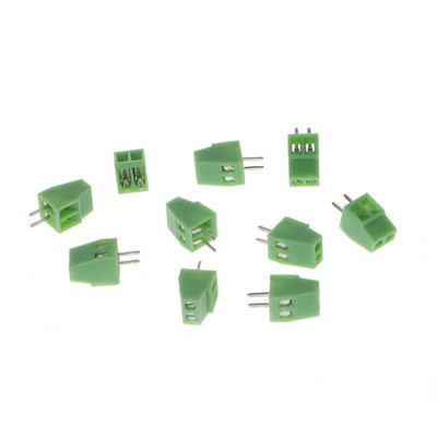 10 buc. blocuri terminale montate pe PCB cu șurub, 2 pini-10 pini, conector, pas de 2,54 mm