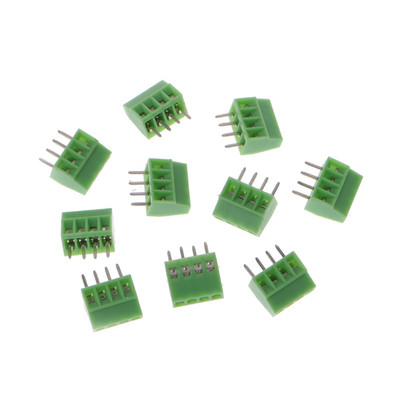 10 buc. blocuri terminale montate pe PCB cu șurub, 2 pini-10 pini, conector, pas de 2,54 mm
