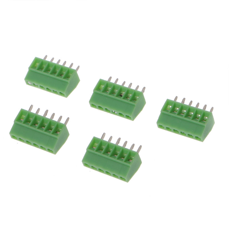 10 vnt 2Pin-10Pin Sraigtinis PCB montuojamas gnybtų blokų jungtis 2,54 mm