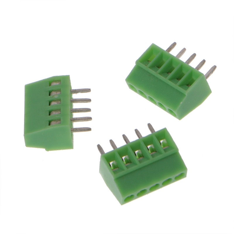10 vnt 2Pin-10Pin Sraigtinis PCB montuojamas gnybtų blokų jungtis 2,54 mm