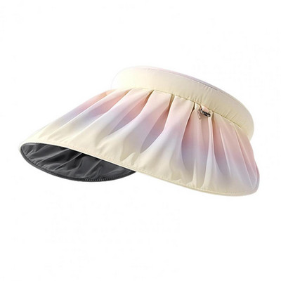 Ženski šešir sa šiltom za sunce, sklopivi ultralagani šešir s UV zaštitom i širokim obodom, šešir za plažu za ribolov na otvorenom, planinarenje, sport
