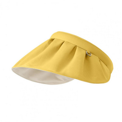 Ženski šešir sa šiltom za sunce, sklopivi ultralagani šešir s UV zaštitom i širokim obodom, šešir za plažu za ribolov na otvorenom, planinarenje, sport