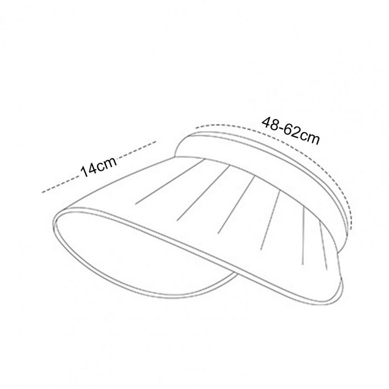 Ženski šešir sa šiltom za sunce, sklopivi ultralagani šešir s UV zaštitom i širokim obodom, šešir za plažu za ribolov na otvorenom, planinarenje, sport