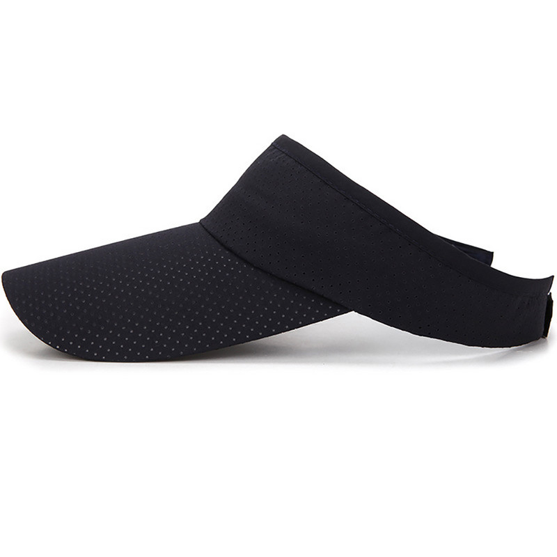 Ljetni prozračni šeširi za sunčanje Muškarci Žene Podesivi vizir UV zaštita Top Prazan Čvrsti Sport Tenis Golf Trčanje Kapa za sunčanje