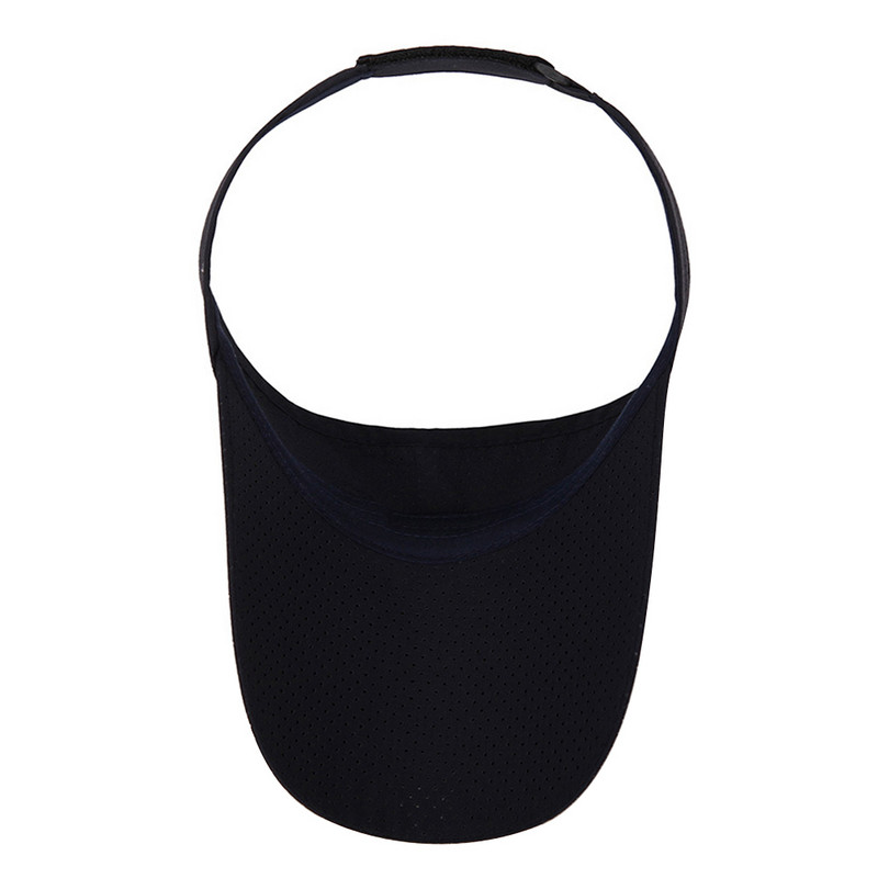 Ljetni prozračni šeširi za sunčanje Muškarci Žene Podesivi vizir UV zaštita Top Prazan Čvrsti Sport Tenis Golf Trčanje Kapa za sunčanje