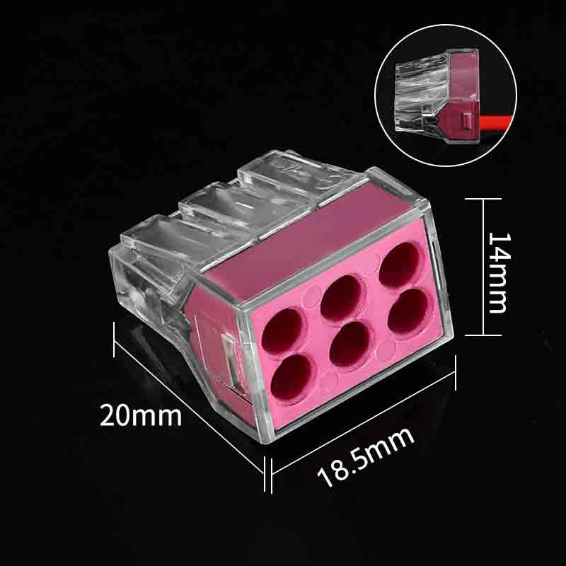 Conectori de sârmă PCT-102/104/106/108 Terminal electric de blocare rapidă a îmbinării Conector de cablu cu împingere
