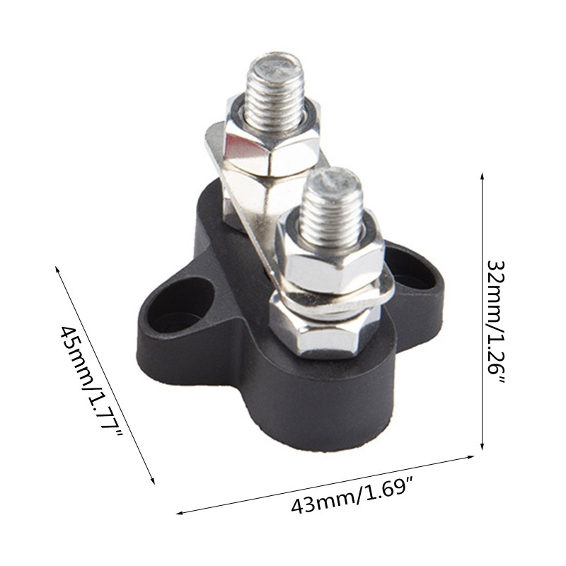 Dc 48V siini M8 klemmiploki naastude jaoks, toitejaotusklemm Stu