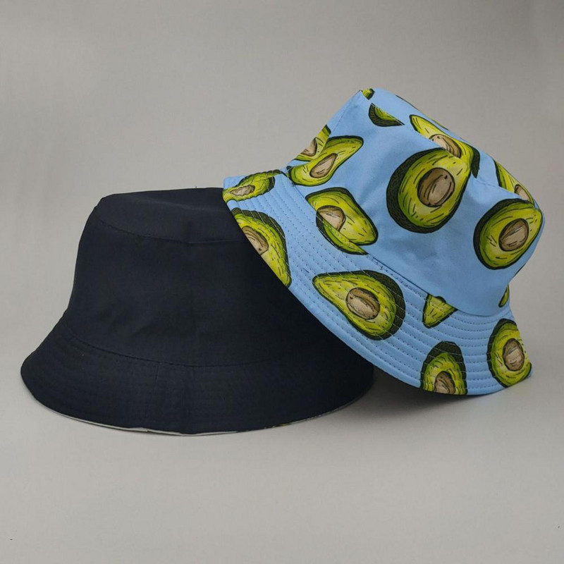 Unisex Καπέλο Fisherman Καπέλο διπλής όψεως Επίπεδο Καλοκαιρινό Καπέλο Αντηλιακό Αναπνεύσιμο Καπέλο UV Δροσιστικό καπέλο φρούτων για ενήλικες