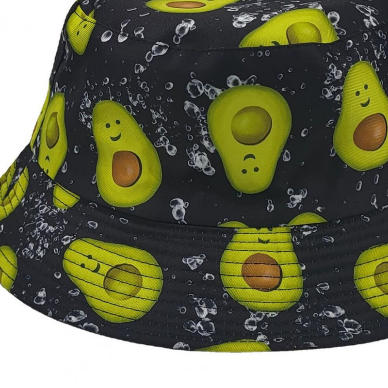 Unisex Καπέλο Fisherman Καπέλο διπλής όψεως Επίπεδο Καλοκαιρινό Καπέλο Αντηλιακό Αναπνεύσιμο Καπέλο UV Δροσιστικό καπέλο φρούτων για ενήλικες