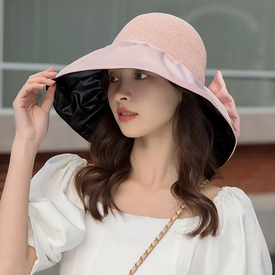 Γυναικείο καλοκαιρινό αντηλιακό καπέλο πτυσσόμενο με μεγάλο γείσο Αντι-UV αντηλιακή σκιά Καπέλο προστασίας προσώπου Γυναικείο καπέλο πεζοπορίας σε εξωτερικούς χώρους Camp Travel Beach