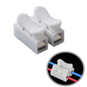 10/20 buc. Terminale de sârmă Conectori de sârmă de blocare rapidă de îmbinare Conector de cablu electric de 2/3 pini pentru îmbinare ușoară în siguranță în fire
