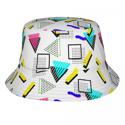 Ämbrikübar Psühhedeelsed võluseened 80ndate 90ndate kummist pardi lehmaleht Pakendatav lai rand päikesekalur meestele ja naistele