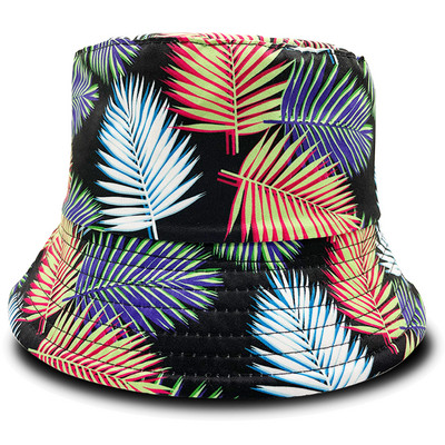 Ämbrikübar Psühhedeelsed võluseened 80ndate 90ndate kummist pardi lehmaleht Pakendatav lai rand päikesekalur meestele ja naistele