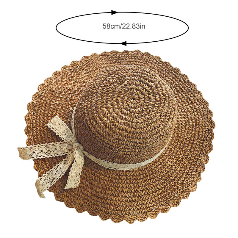 Καπέλο παραλίας Γυναικεία Καλοκαιρινή Έκδοση Ευέλικτο καπέλο αντηλιακής ακτινοβολίας Great Sailing Along The Sea Grass Hat αντηλιακό καπέλο για άνδρες αγόρια Καπέλο παραλίας