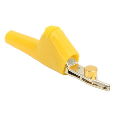 Mini izolované krokosvorky 25 mm prenosné otváracie telekomunikačné testovacie svorky s ihlou univerzálne pre multimeter