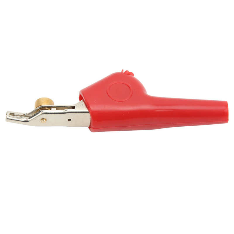 Mini izolované krokosvorky 25 mm prenosné otváracie telekomunikačné testovacie svorky s ihlou univerzálne pre multimeter