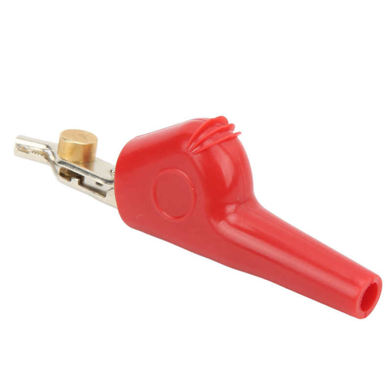 Mini izolované krokosvorky 25 mm prenosné otváracie telekomunikačné testovacie svorky s ihlou univerzálne pre multimeter