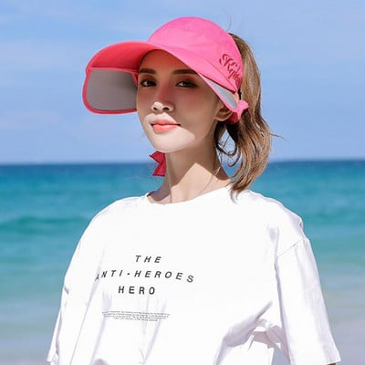 Skrybėlė nuo saulės Moteriška kepurė bėgiojanti kepurė Sun Sun Big Sun Bike Beisbolo kepuraitės Vaikinų kepurės