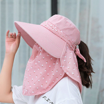 Νέα αντηλιακά καπέλα εξωτερικού χώρου που στεγνώνουν γρήγορα Αντηλιακό Sunhat Summer Sun Hat Ψάρεμα Αναπνεύσιμα αντηλιακά καπέλα Γυναικεία μάσκα προσώπου Γυναικεία καπέλο