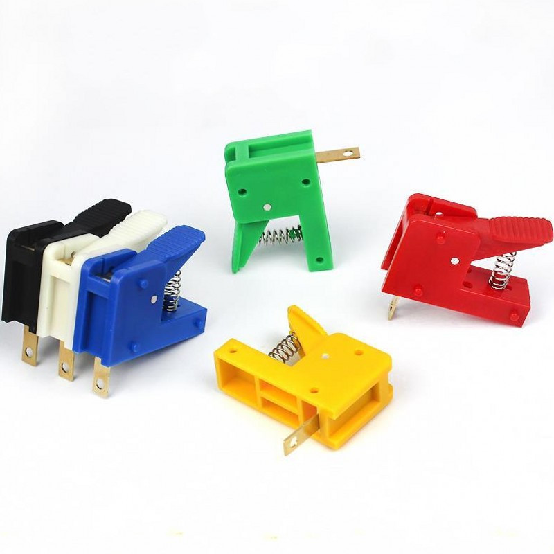 1 buc/lot, 50A clip de testare a motorului clip de îmbătrânire clip audio clip de apăsare cu arc pentru lampă cu borne rapidă LED