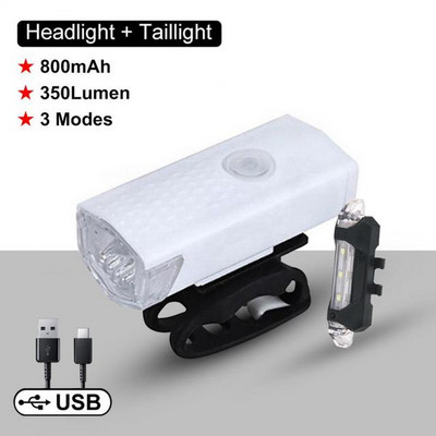 Įkraunami dviračio priekiniai dviračio žibintai priekiniai galiniai galiniai žibintai MTB plento dviračio priekiniai žibintai dviračių priedai Ciclismo Фонарик