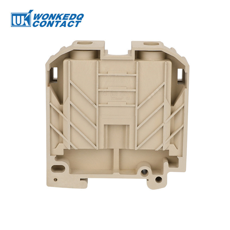 1 τεμ SAK70/35 Βιδωτή σύνδεση γενικής χρήσης Τροφοδοσία μέσω σύρματος SAK 70 mm² Ηλεκτρικός σύνδεσμος DIN Rail Terminal Block SAK 70/35