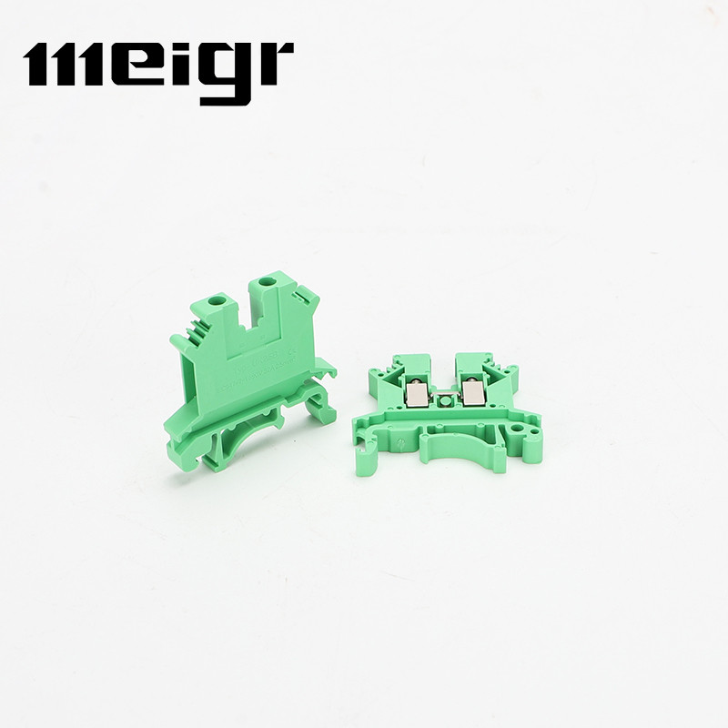 10Pcs UK 2.5 Cable Connector 2.5B Βιδωτή σύνδεση Electr Termin 2.5mm² Wire Electrical Connector Din Rail Terminal Block UK2.5B