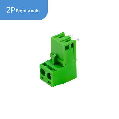 10Σετ 2EDGK 5,08mm 2 ακίδων PlUG-IN Μπλοκ ακροδεκτών Ευθεία βελόνα Ορθή γωνία Βίδα Τύπος PCB Βύσμα βύσματος ακίδας κεφαλής