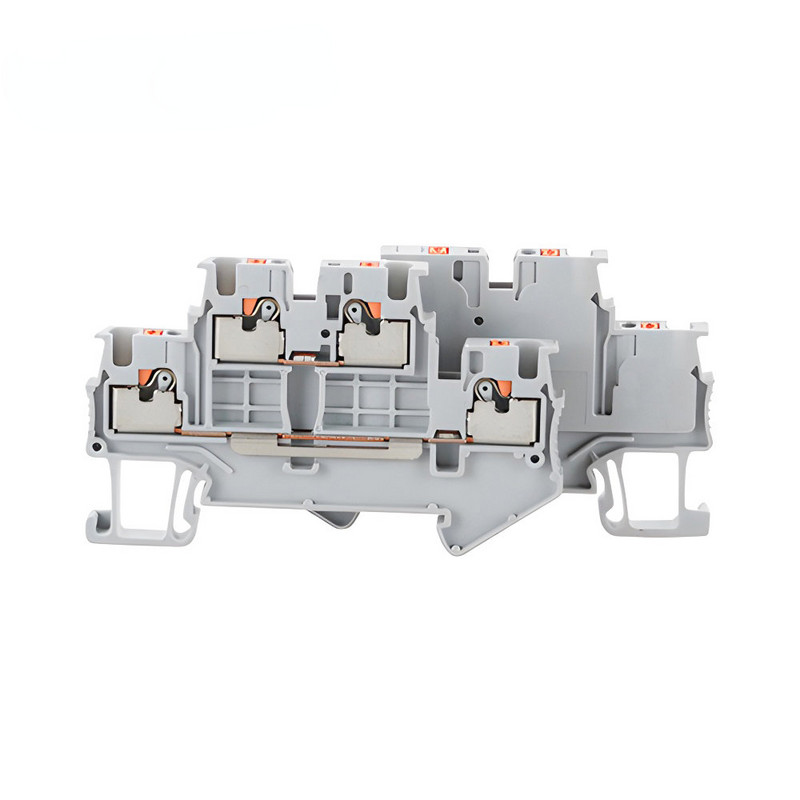 10 komada steznog bloka DIN tračnice PTTB-1.5 Električni konektor 1.5 mm Dvostruki sloj opružnog ožičenja Povezivanje žice vodiča PTTB1.5