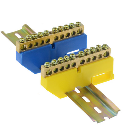2 buc cutie de distribuție șină bloc terminale ignifug din plastic fire arc bloc terminal conector terminal 6 8 10 12 găuri