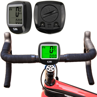 MTB jalgratta juhtmega kooditabel LCD digitaalne ekraan arvuti stopper Treeningu taimer mägirattasõidu spidomeetri läbisõidumõõdik