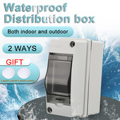 2-cestná plastová elektrická rozvodná skrinka, vodotesná skrinka s ističom, panelová rozvodná skrinka, séria HT