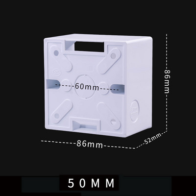 5 TK 86 tüüp 50 mm süvendatud universaalne pinnale paigaldatav alumine karbi pistikupesa lüliti seinale paigaldatav harukarp Kuld hall must valge