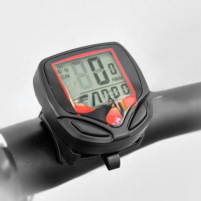 1 tk veekindel juhtmega digitaalne jalgrattasõidu spidomeeter läbisõidumõõdik Jalgrattasõidu kiiruse loendur kooditabel jalgrattatarvikud