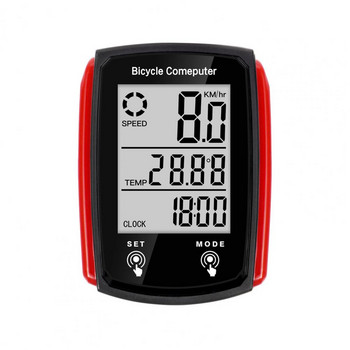 1 комплект хронометър за велосипед Сензорен екран Електронен, устойчив на ръжда хронометър за колоездене Компютър за велосипеди Аксесоари за велосипеди