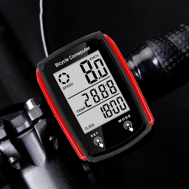 1 set biciklističke štoperice, dodirnog zaslona, elektroničke biciklističke štoperice otporne na hrđu, biciklističko računalo, dodaci za bicikl