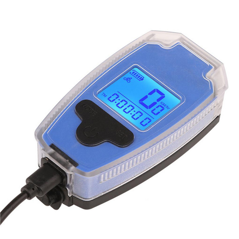 Jalgratta esituled Jalgratta arvuti Kerge USB-taskulamp 120 dB Horn kaasaskantav spidomeetri laetav esituli