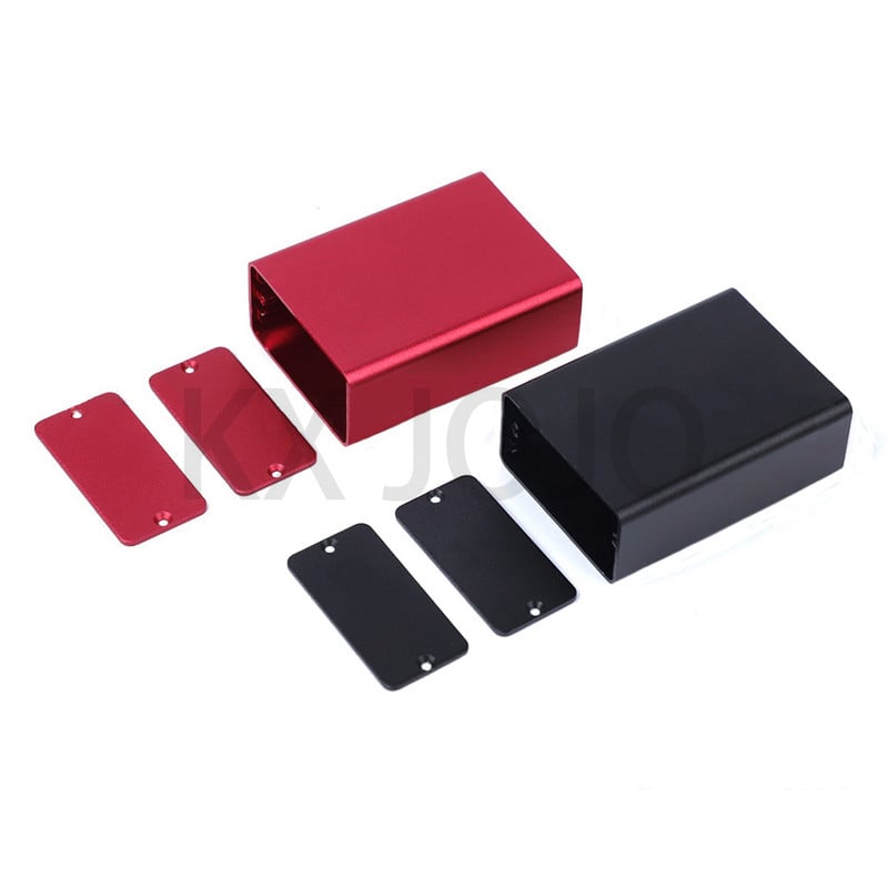 Alumiiniumist korpus 44 * 23 * 60/65 mm integreeritud korpusega elektrooniline korpus Projekti instrumendi korpus must/hõbe/sinine metall