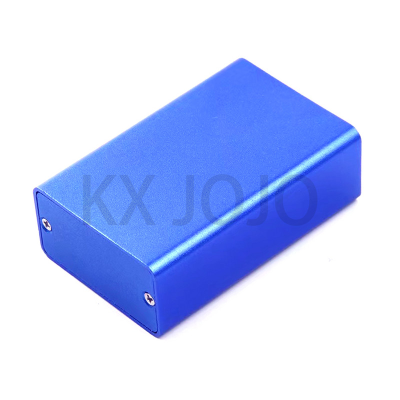 Alumiiniumist korpus 44 * 23 * 60/65 mm integreeritud korpusega elektrooniline korpus Projekti instrumendi korpus must/hõbe/sinine metall