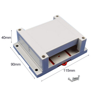1db PLC 115x90x40mm műszerház műanyag ház doboz vezérlő elektronikus monitor projekt ház modul áramkör elosztó