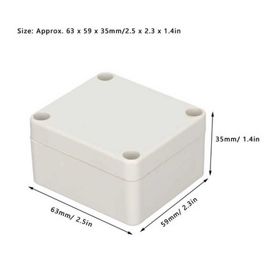 Carcasă impermeabilă IP67 Carcasă pentru instrumente pentru proiect Cutie pentru proiect electrică Carcasă pentru exterior din plastic/aluminiu