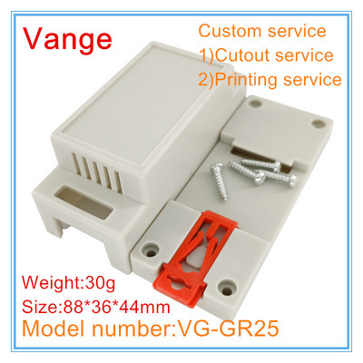 1 бр./лот изходна кутия за управление на din-релса 88*36*44 мм ABS пластмасов корпус за кабелен конектор