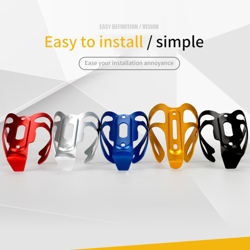 Maanteeratta joogipudeli puur Alumiiniumisulamist eemaldatav veetopsihoidja kruviga kinnitatud veekeetja kronsteini varustus kuldne