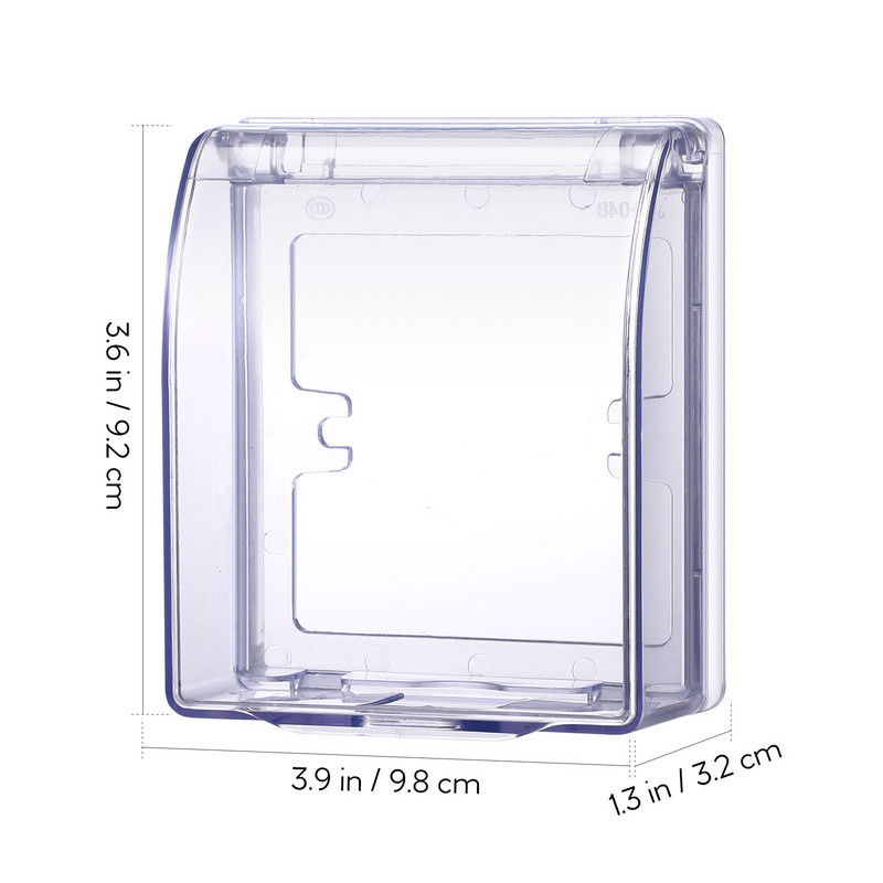 Kültéri konnektor OUNONA vízálló konnektor 86 típusú konnektor kapcsoló aljzat panel PVC átlátszó