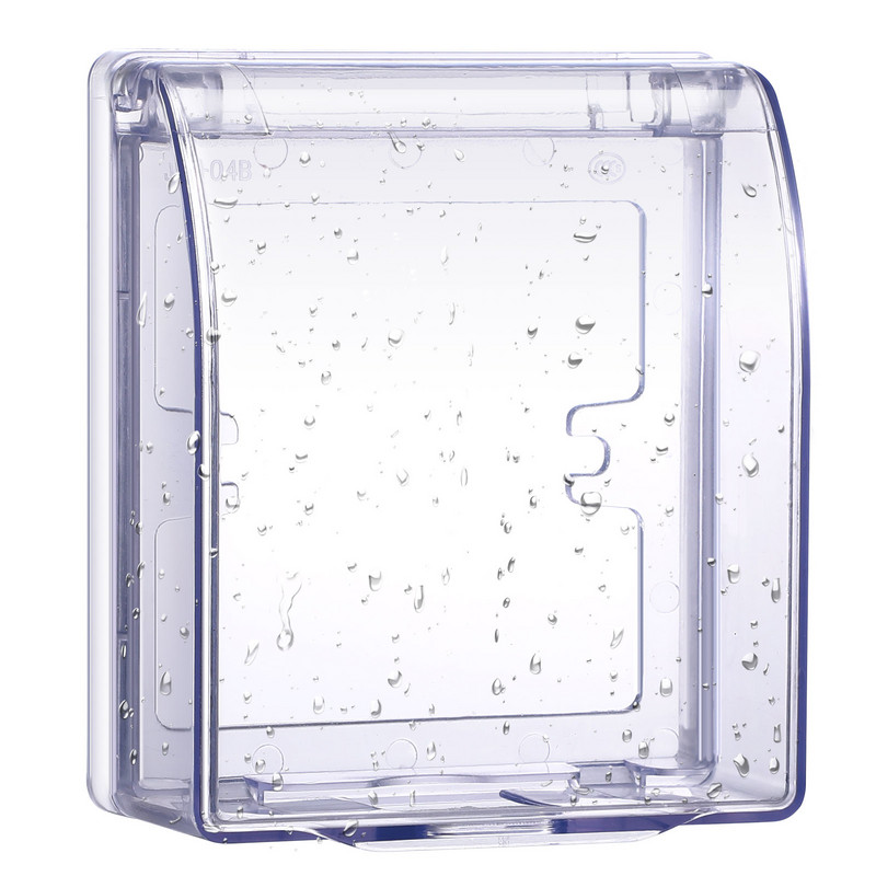 Kültéri konnektor OUNONA vízálló konnektor 86 típusú konnektor kapcsoló aljzat panel PVC átlátszó