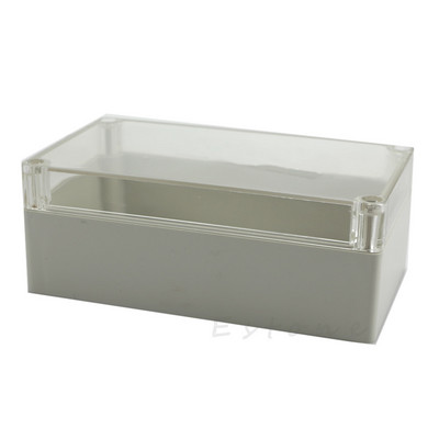 Cutie de joncțiune DIY Cutie de alimentare cu carcasă cu capac transparent Instrument electronic de proiect pentru carcasă Plastic rezistent la apă pentru Dropship