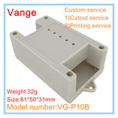 1 τεμ/παρτίδα κουτί διακλάδωσης ηλεκτρονικών 81*50*31mm περίβλημα συσκευής πλαστικού κουτιού έργου ABS