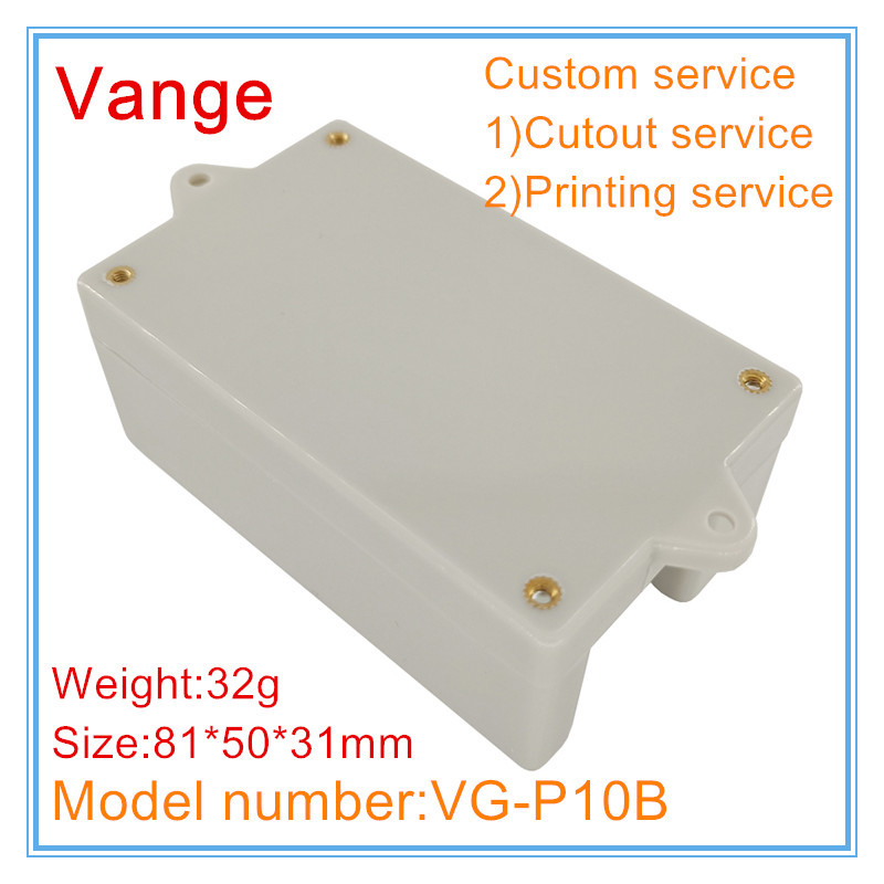 1 τεμ/παρτίδα κουτί διακλάδωσης ηλεκτρονικών 81*50*31mm περίβλημα συσκευής πλαστικού κουτιού έργου ABS